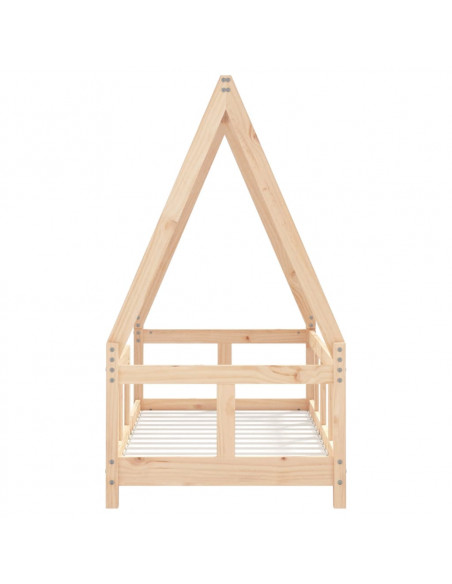 Giroletto per Bambini 70x140 cm in Legno Massello di Pino