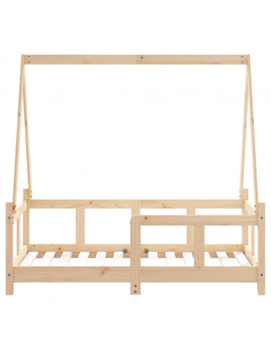 Giroletto per Bambini 70x140 cm in Legno Massello di Pino