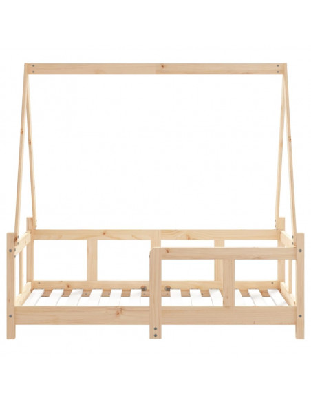 Giroletto per Bambini 70x140 cm in Legno Massello di Pino