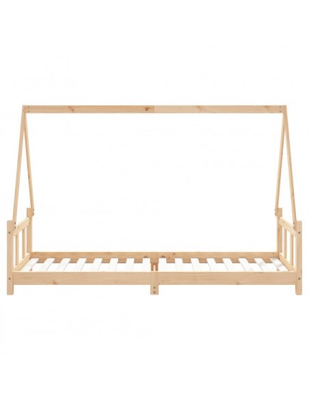 Giroletto per Bambini 90x200 cm in Legno Massello di Pino