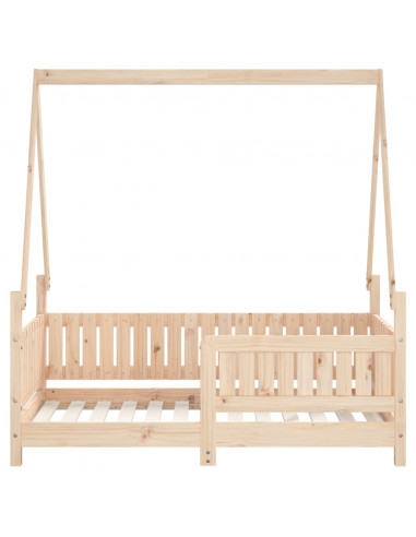 Giroletto per Bambini 70x140 cm in Legno Massello di Pino
