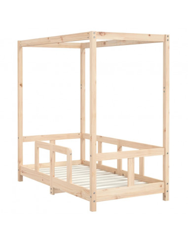 Giroletto per Bambini 70x140 cm in Legno Massello di Pino