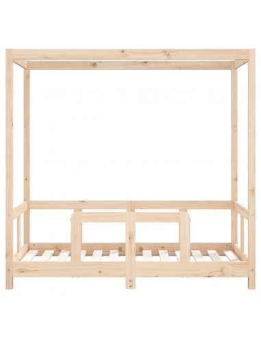 Giroletto per Bambini 70x140 cm in Legno Massello di Pino