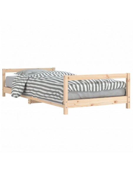 Giroletto per Bambini 90x190 cm in Legno Massello di Pino