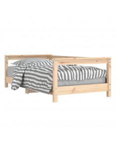 Giroletto per Bambini 70x140 cm in Legno Massello di Pino 2