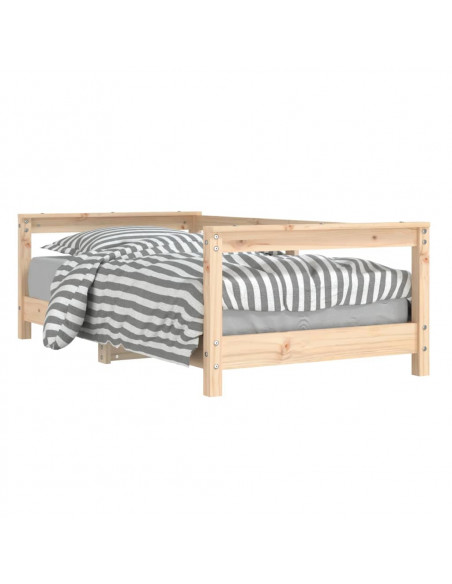 Giroletto per Bambini 70x140 cm in Legno Massello di Pino