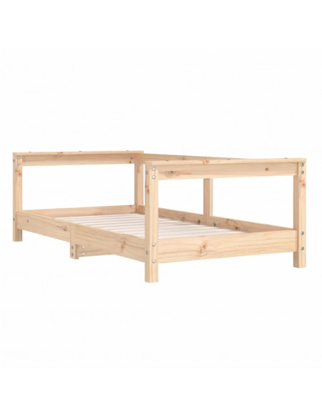 Giroletto per Bambini 70x140 cm in Legno Massello di Pino