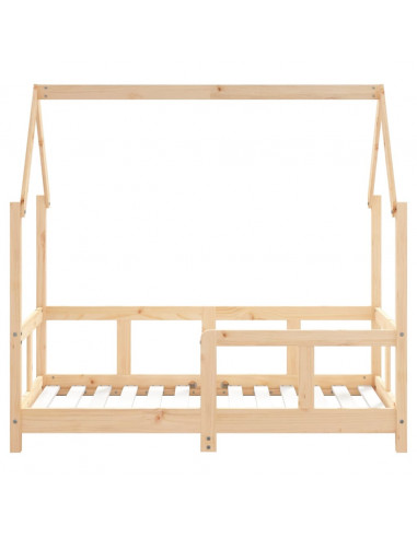 Giroletto per Bambini 70x140 cm in Legno Massello di Pino