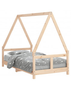 Giroletto per Bambini 80x160 cm in Legno Massello di Pino 2