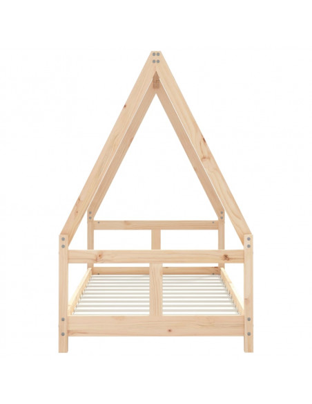Giroletto per Bambini 80x160 cm in Legno Massello di Pino