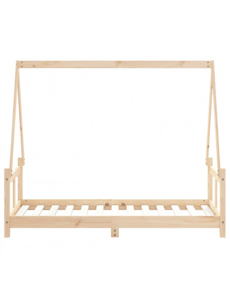 Giroletto per Bambini 80x160 cm in Legno Massello di Pino