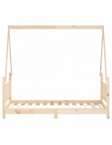 Giroletto per Bambini 80x160 cm in Legno Massello di Pino