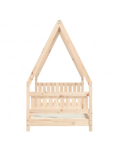 Giroletto per Bambini 80x160 cm in Legno Massello di Pino