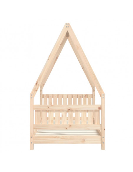 Giroletto per Bambini 80x160 cm in Legno Massello di Pino