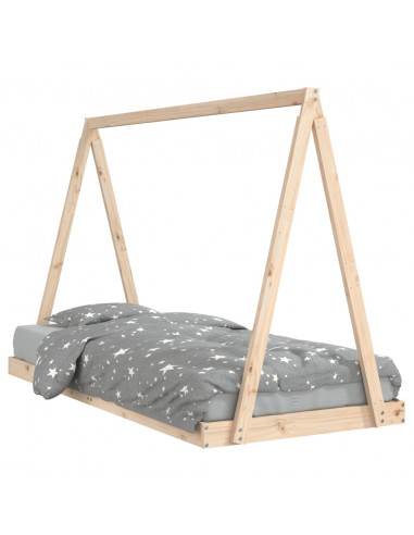 Giroletto per Bambini 90x200 cm in Legno Massello di Pino