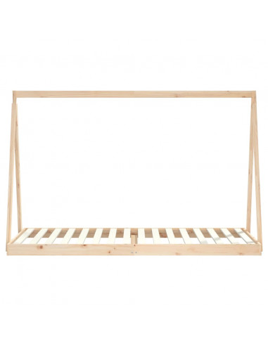 Giroletto per Bambini 90x200 cm in Legno Massello di Pino