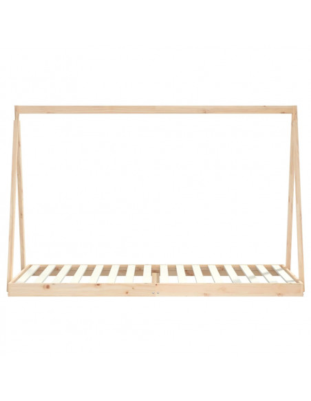 Giroletto per Bambini 90x200 cm in Legno Massello di Pino