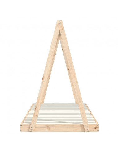 Giroletto per Bambini 90x200 cm in Legno Massello di Pino