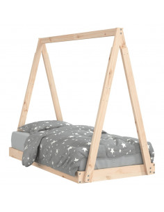 Giroletto per Bambini 70x140 cm in Legno Massello di Pino 2