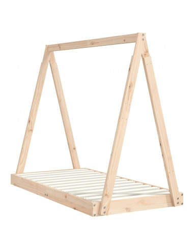 Giroletto per Bambini 70x140 cm in Legno Massello di Pino