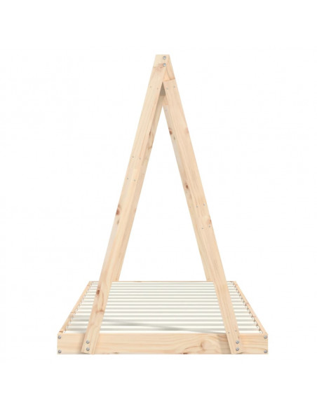 Giroletto per Bambini 90x190 cm in Legno Massello di Pino
