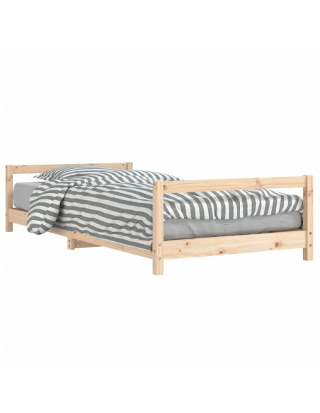 Giroletto per Bambini 90x200 cm in Legno Massello di Pino
