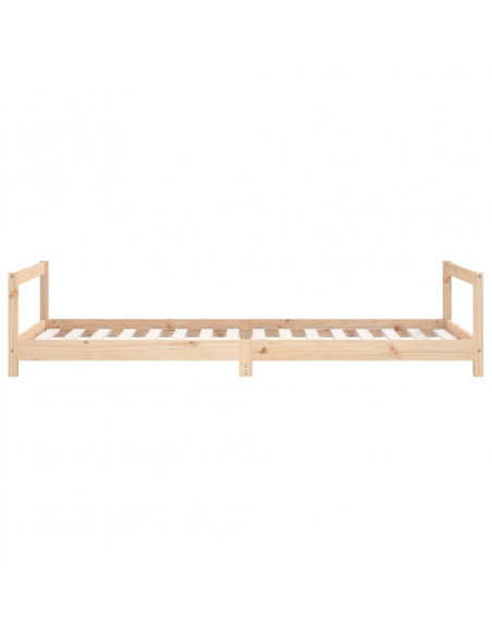 Giroletto per Bambini 90x200 cm in Legno Massello di Pino