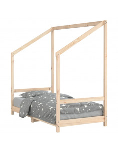 Giroletto per Bambini 80x160 cm in Legno Massello di Pino 2