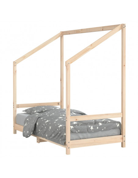 Giroletto per Bambini 80x160 cm in Legno Massello di Pino