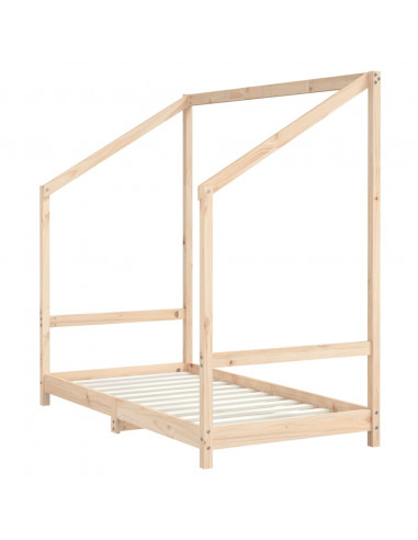 Giroletto per Bambini 80x160 cm in Legno Massello di Pino