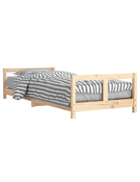 Giroletto per Bambini 80x200 cm in Legno Massello di Pino