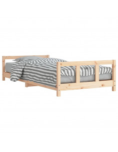 Giroletto per Bambini 90x190 cm in Legno Massello di Pino 2