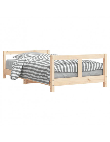 Giroletto per Bambini 80x160 cm in Legno Massello di Pino