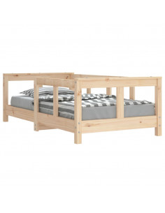 Giroletto per Bambini 70x140 cm in Legno Massello di Pino 2