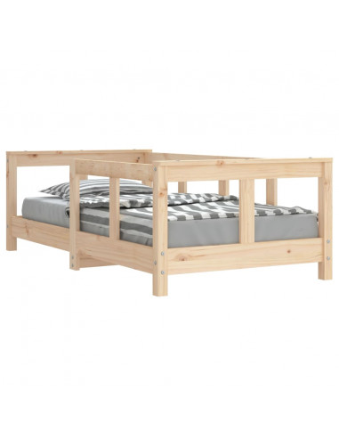 Giroletto per Bambini 70x140 cm in Legno Massello di Pino