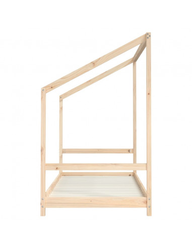 Giroletto per Bambini 90x190 cm in Legno Massello di Pino