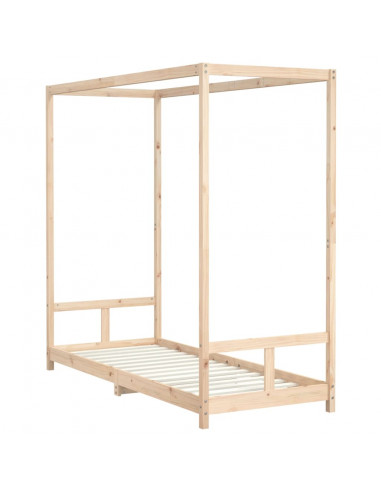 Giroletto per Bambini 80x200 cm in Legno Massello di Pino