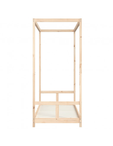 Giroletto per Bambini 80x200 cm in Legno Massello di Pino