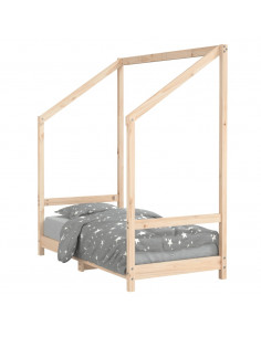Giroletto per Bambini 70x140 cm in Legno Massello di Pino 2