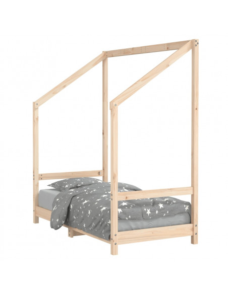 Giroletto per Bambini 70x140 cm in Legno Massello di Pino