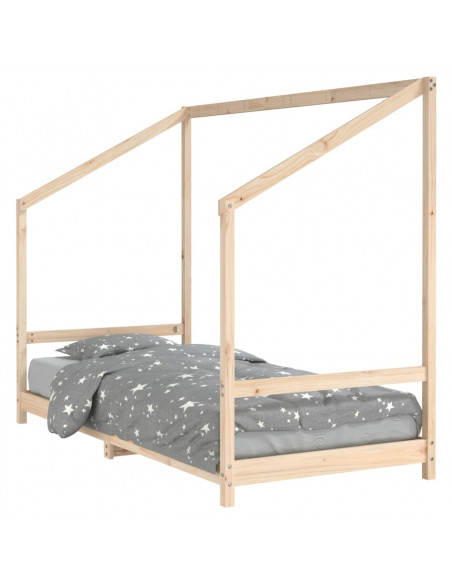 Giroletto per Bambini 90x200 cm in Legno Massello di Pino