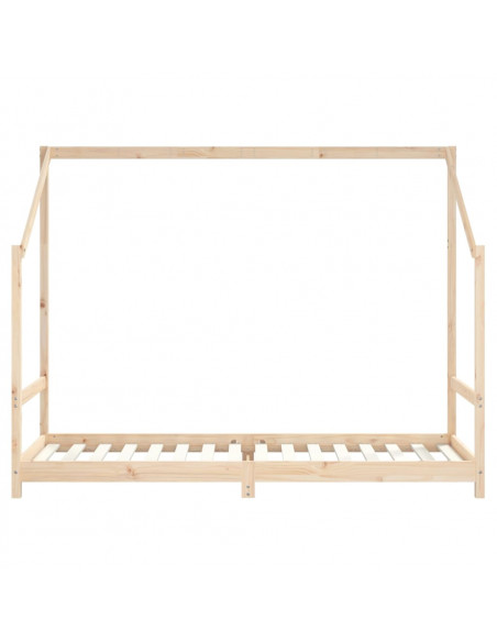 Giroletto per Bambini 90x200 cm in Legno Massello di Pino