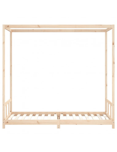 Giroletto per Bambini 90x200 cm in Legno Massello di Pino