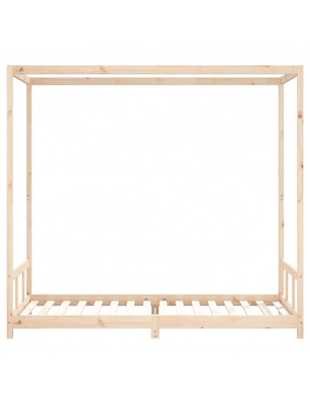 Giroletto per Bambini 90x200 cm in Legno Massello di Pino