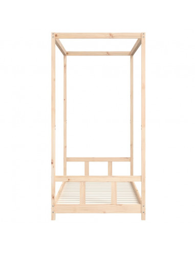 Giroletto per Bambini 90x200 cm in Legno Massello di Pino