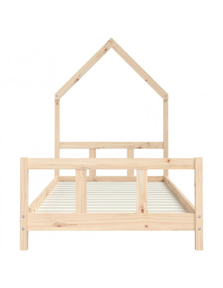 Giroletto per Bambini 90x190 cm in Legno Massello di Pino