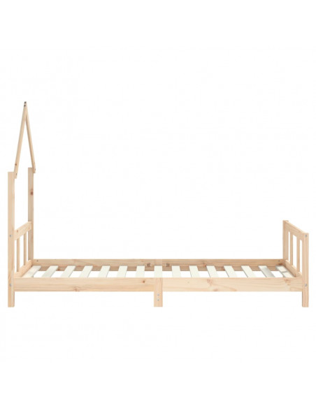 Giroletto per Bambini 90x190 cm in Legno Massello di Pino