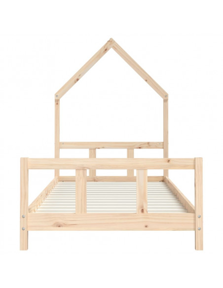 Giroletto per Bambini 90x200 cm in Legno Massello di Pino