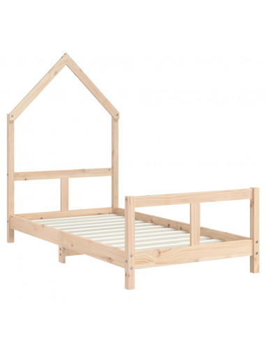 Giroletto per Bambini 80x160 cm in Legno Massello di Pino