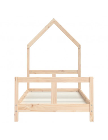 Giroletto per Bambini 80x160 cm in Legno Massello di Pino